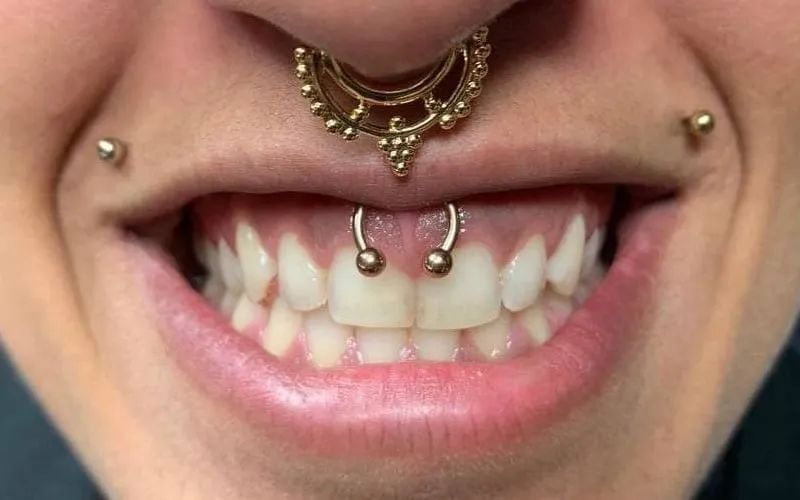 Piercing facial realizado en Xtreme Tattoo Murcia